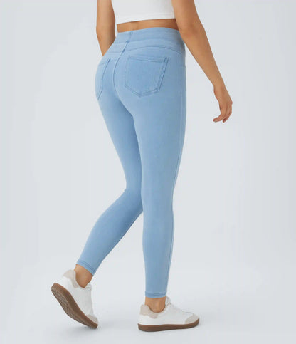 Halara Flex™ High Waisted Pocket Denim Casual Leggings