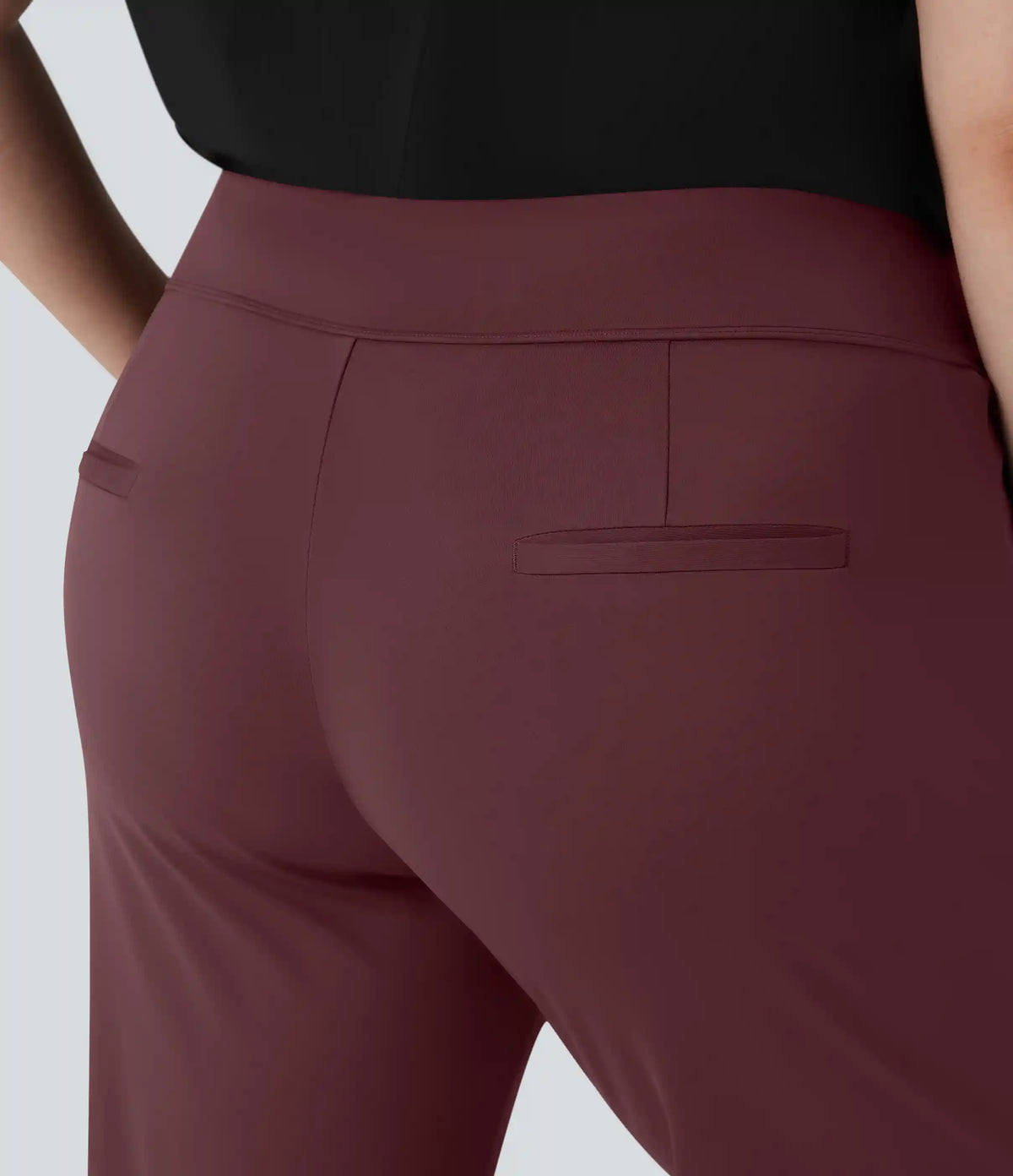 Plus Size Halara Flex™ DayStretch High Waisted Work Flare Pants with Side Zip Pockets