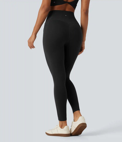 Halara UltraSculpt™ Curvy High Waisted Tummy Control Shaping Yoga Leggings with Pockets