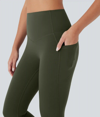 Halara UltraSculpt™ High Waisted Butt Lifting Tummy Control Pocket Shaping Capri Training Leggings