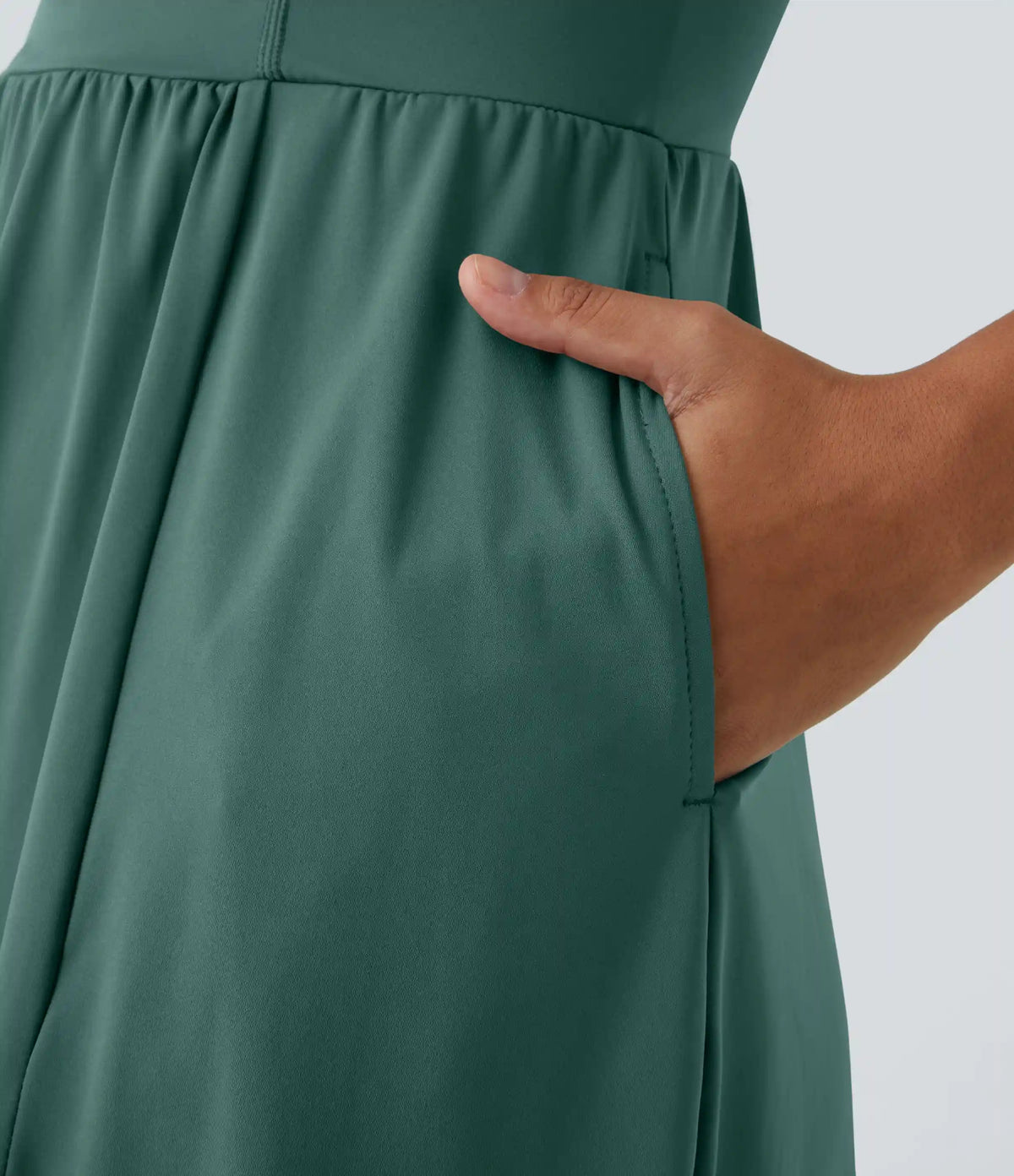 Padded Midi Casual Dress A-D Cups
