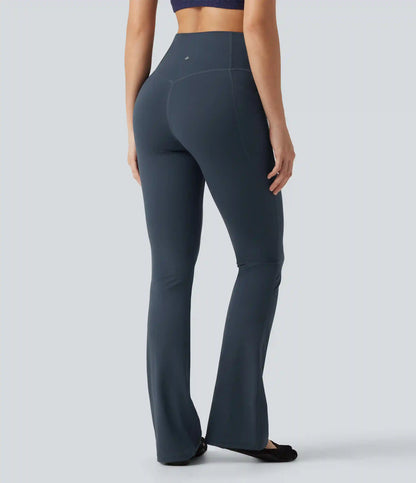 Halara UltraSculpt™ High Waisted Tummy Control Shaping Bootcut Yoga Leggings with Pockets