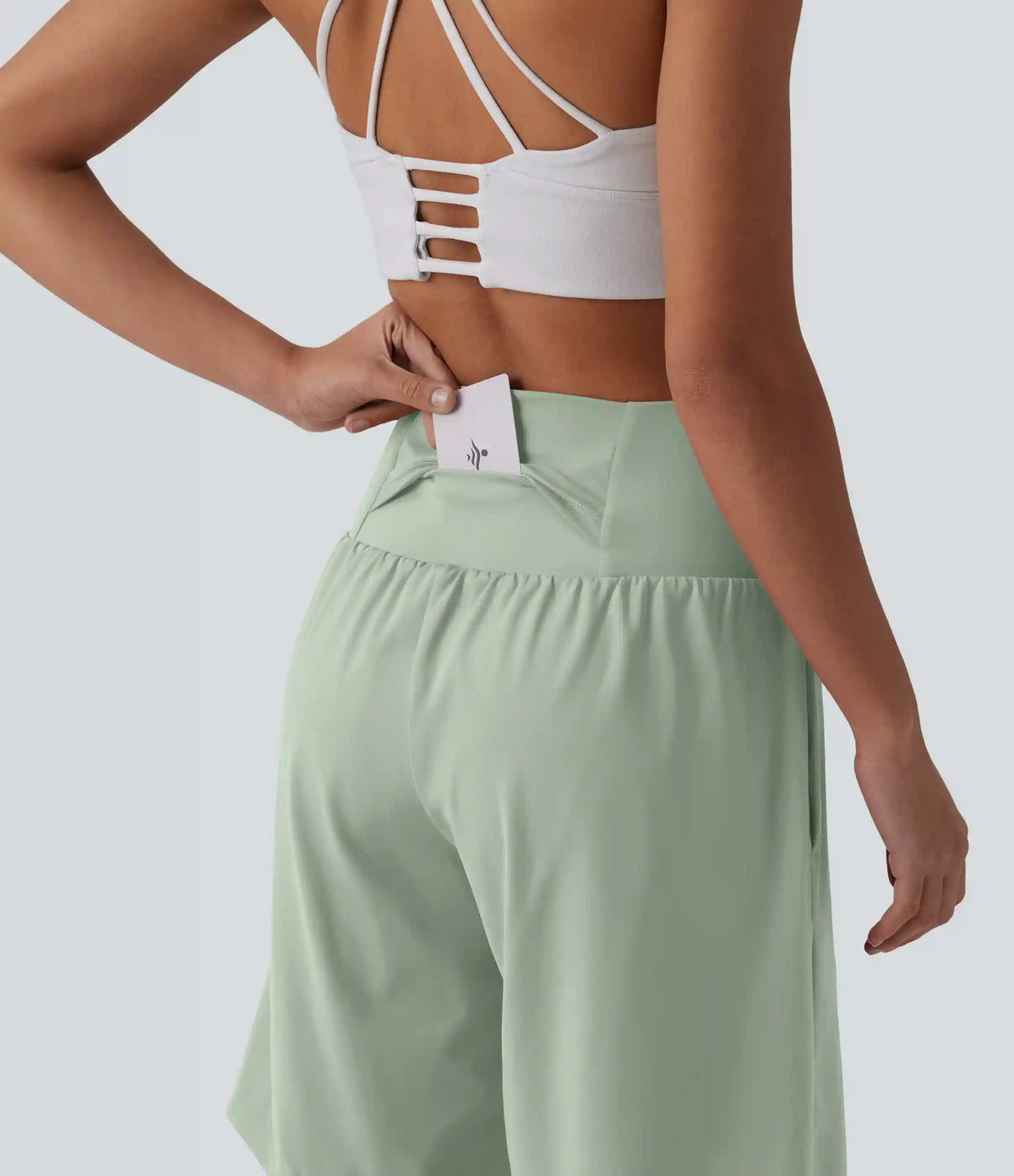 SoftlyZero™ Airy Super High Waisted 2-in-1 InstantCool Yoga Shorts 9" with Pockets