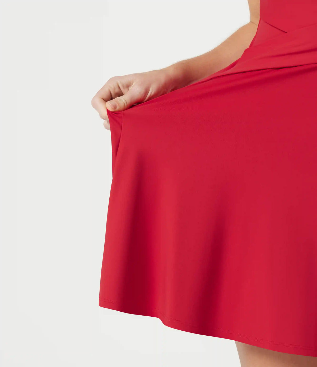 SoftlyZero™ Airy Built-in Bra 2-in-1 InstantCool Mini Tennis Active Dress with Pockets DD-F Cups-Easy Peezy Edition