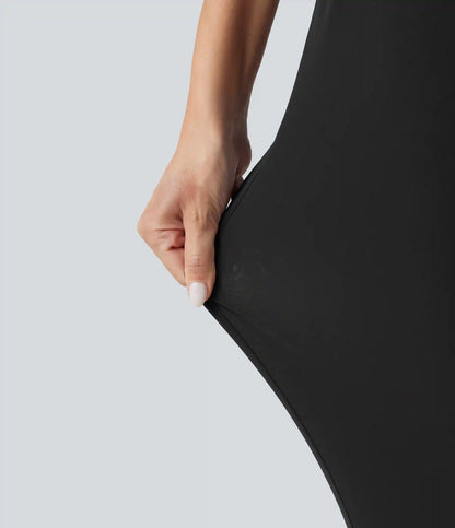 High Waisted Quick Dry Golf Cropped Joggers with Pockets