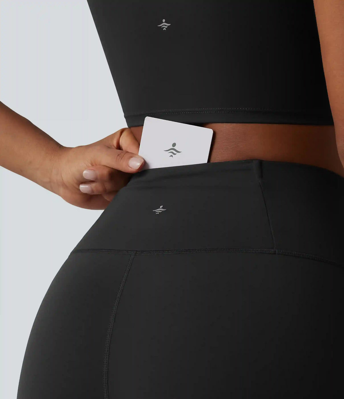 Halara UltraSculpt™ High Waisted Tummy Control Side Stripe Yoga Leggings with Pocket