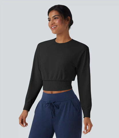 OneForm Seamless Flow Round Neck Long Sleeve Workout Sports Top