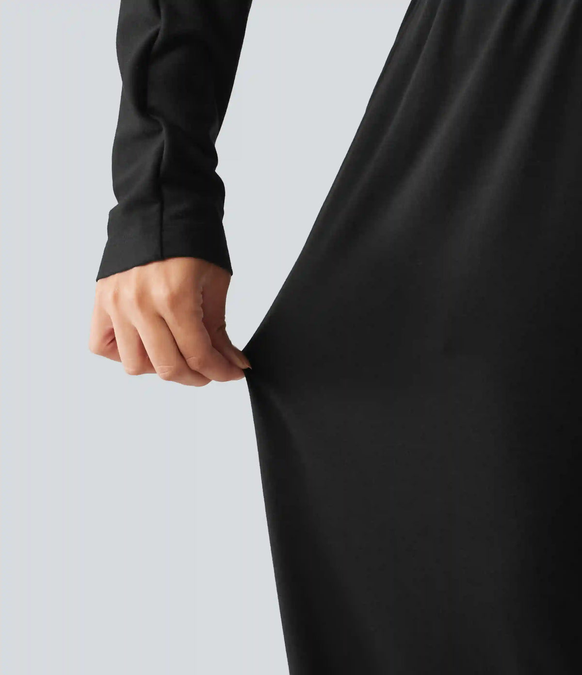 V Neck Long Sleeve Work Jumpsuit with Pockets
