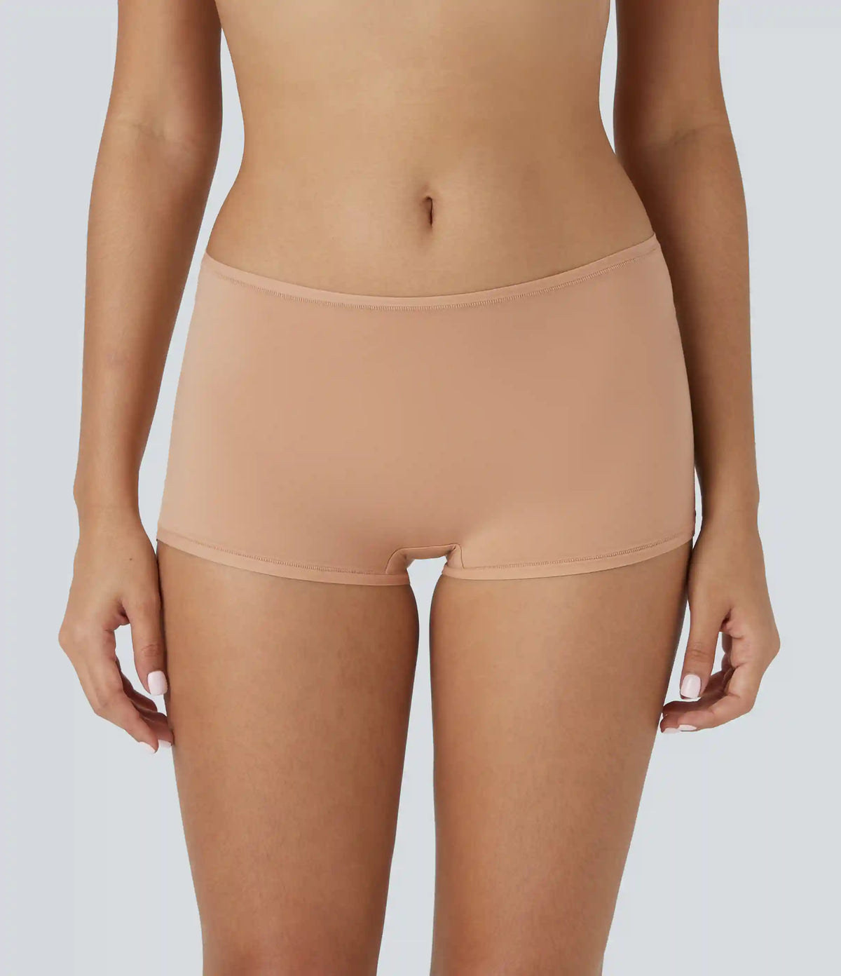 High Stretch Low Rise Solid Lounge Boy Shorts
