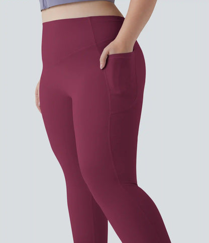 Halara UltraSculpt™ High Waisted Scrunch Butt Lifting Tummy Control Pocket Shaping Training Plus Size Leggings