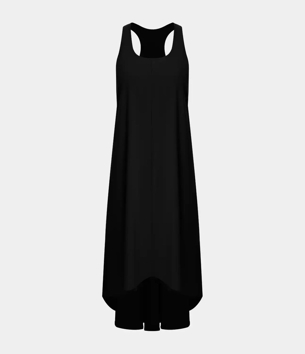 Breezeful™ RacerPocket High Low Flowy Midi Quick Dry Casual Dress