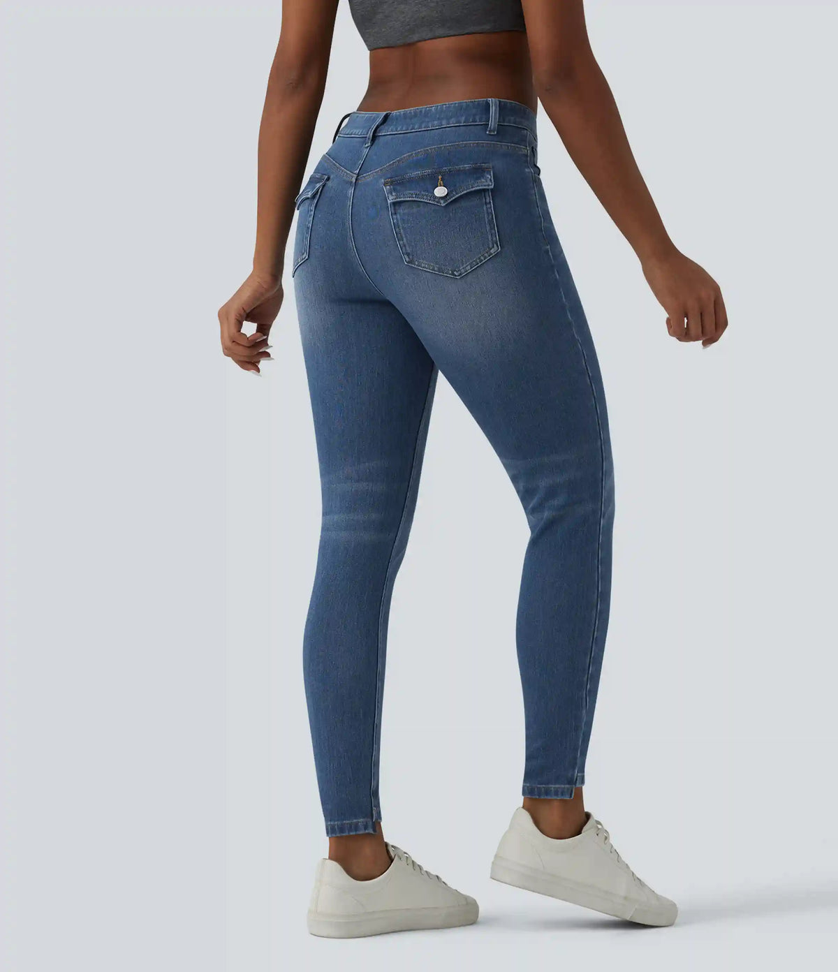 Halara Flex™ Low Rise Casual Skinny Jeans with Pockets