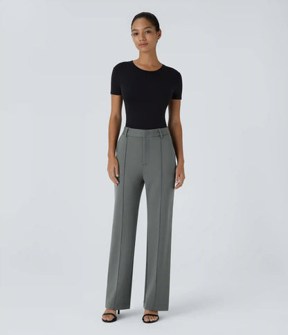 Halara Flex™ High Waisted Zipper Pocket Straight Leg Work Pants