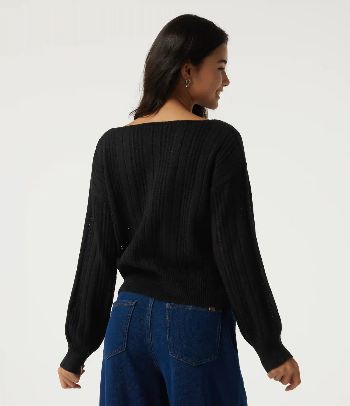 Round Neck Long Sleeve Casual Sweater