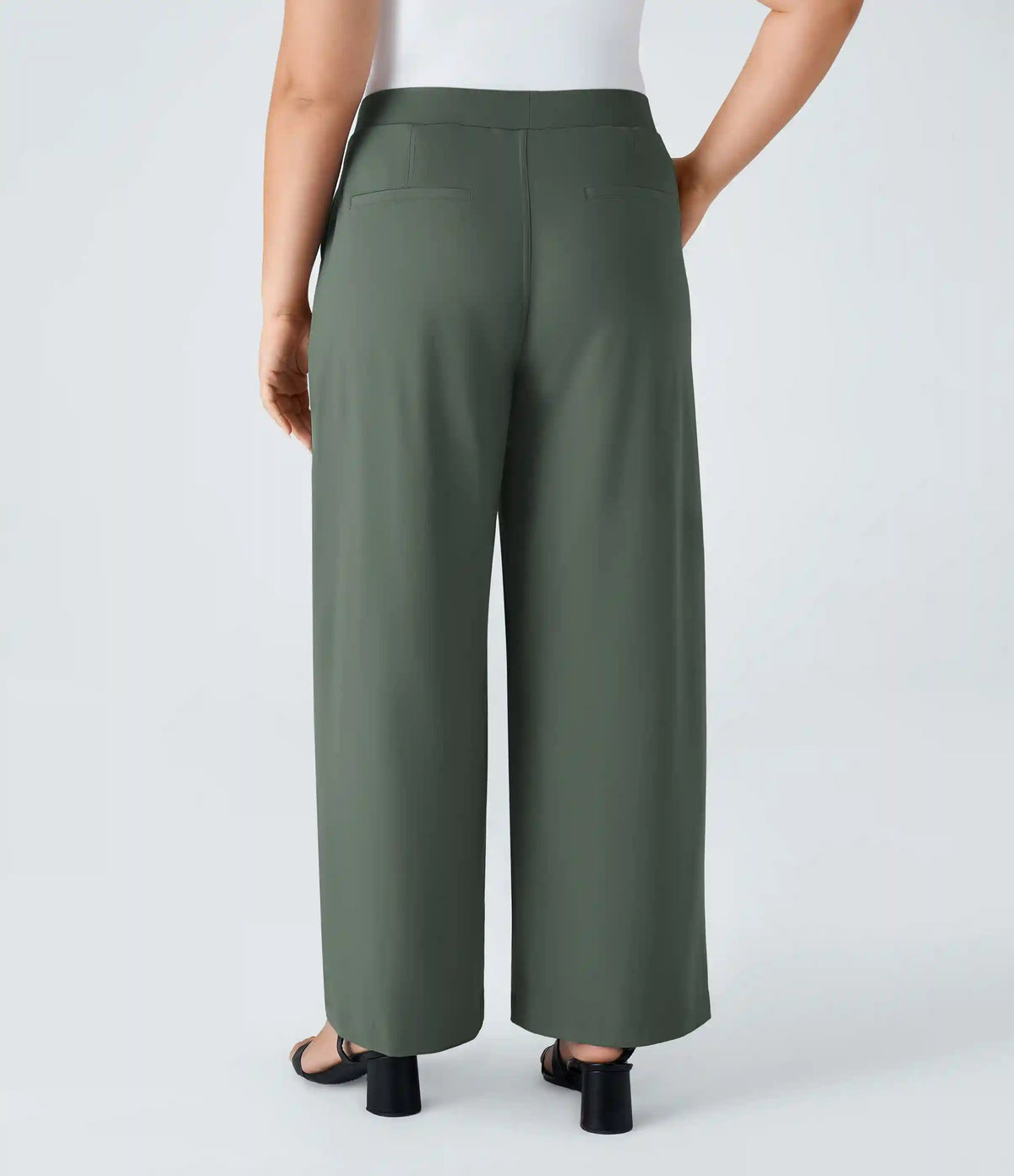 Halara Flex™ DayStretch High Waisted Pocket Straight Leg Work Plus Size Pants
