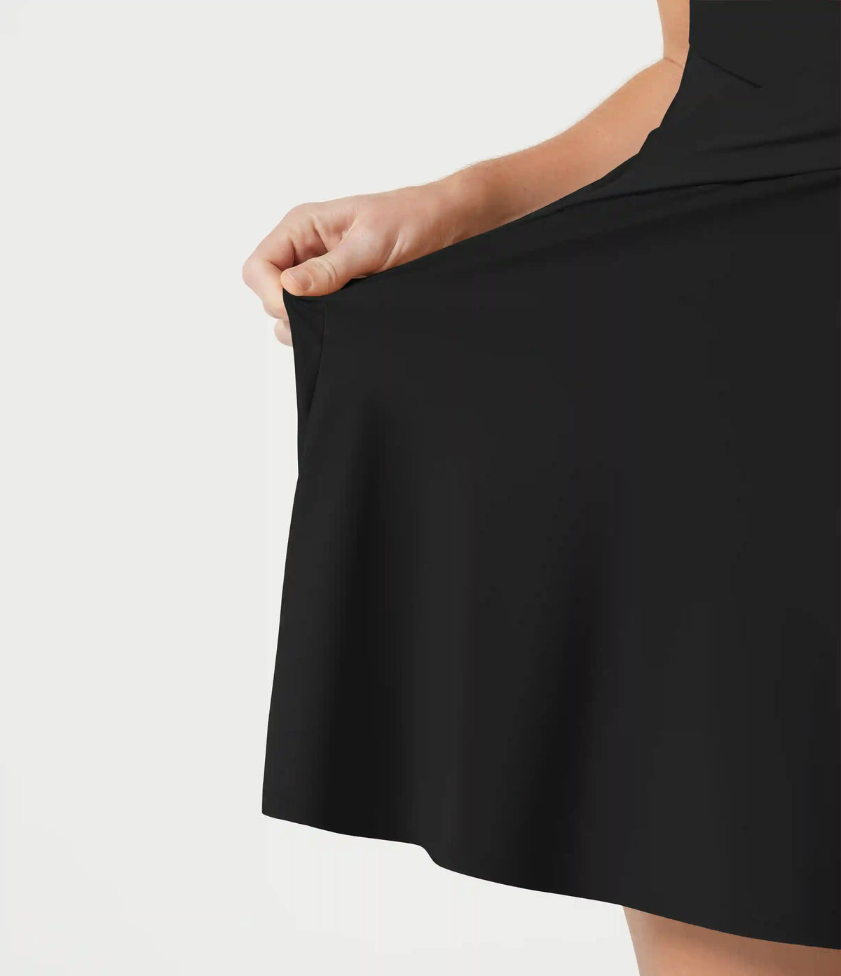 SoftlyZero™ Airy Built-in Bra 2-in-1 InstantCool Mini Tennis Active Dress with Pockets DD-F Cups-Easy Peezy Edition