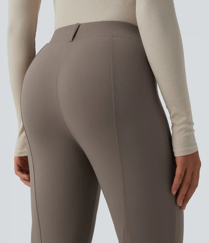 High Waisted Flare Work Pants