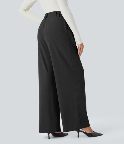 Halara Flex™ High Waisted Pocket Wide Leg Waffle Work Pants