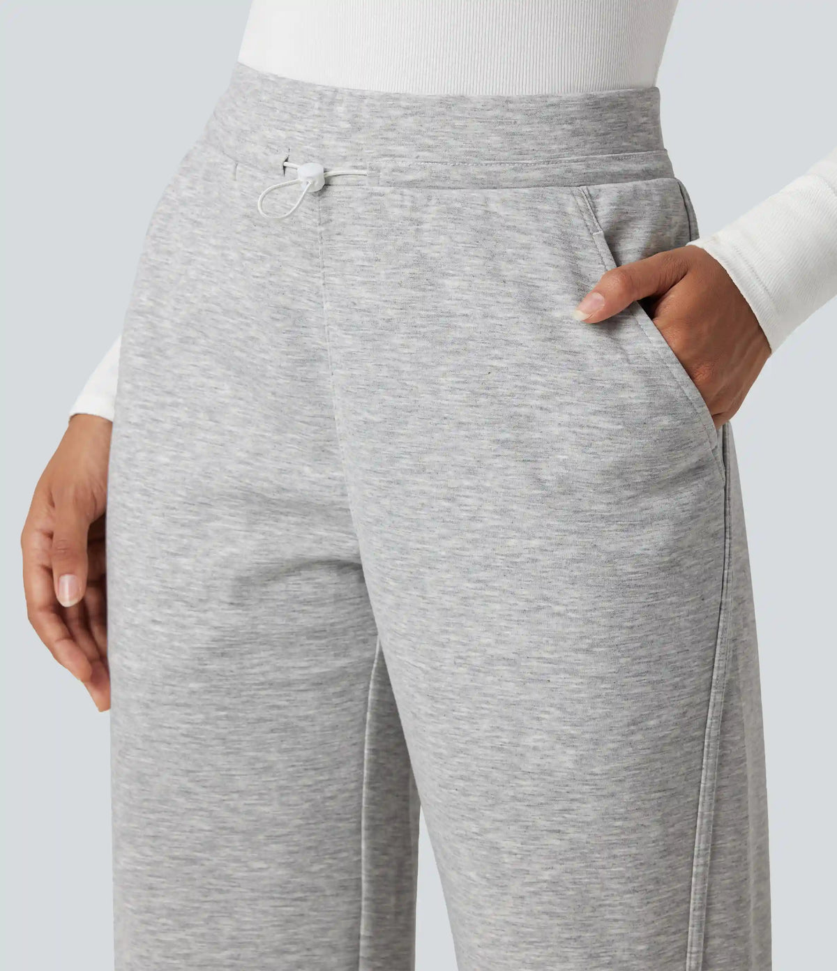 High Waisted Casual Pants with Pockets