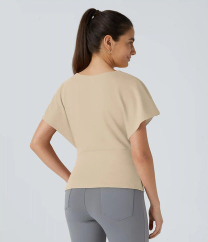 Short Sleeve Work Top