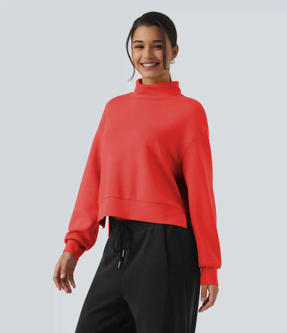 SpacerTek™ High Neck Long Sleeve Work Sweatshirt
