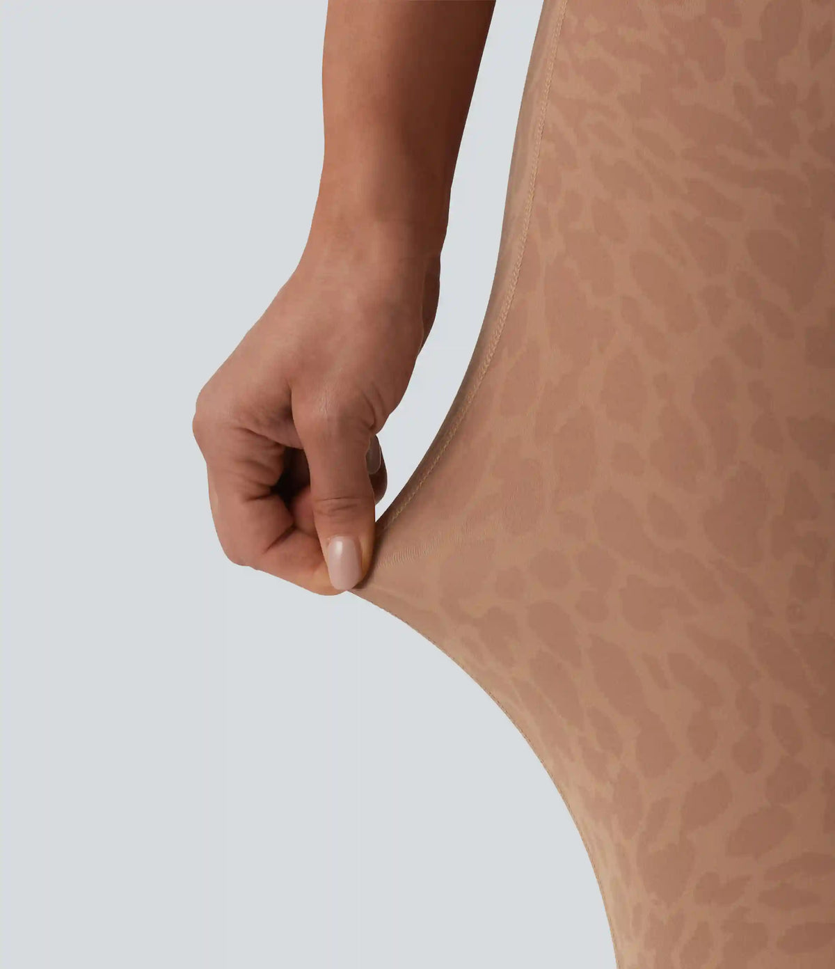 Halara UltraSculpt™ Leopard Print High Waisted Tummy Control Shaping Running 7/8 Leggings with Pockets