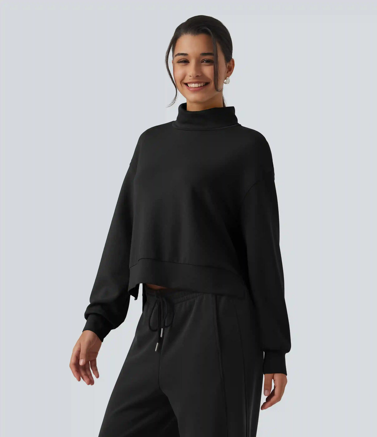 SpacerTek™ High Neck Long Sleeve Work Sweatshirt