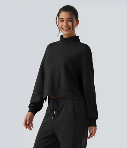 SpacerTek™ High Neck Long Sleeve Work Sweatshirt