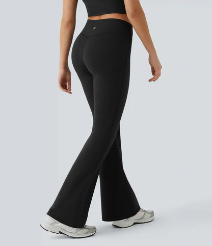 DayStretch High Waisted Crossover Flare Yoga Leggings