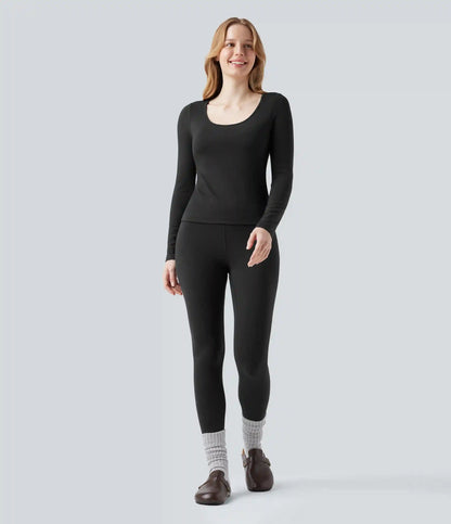 Halara HeatCore Mid Rise 7/8 Casual Warming Leggings