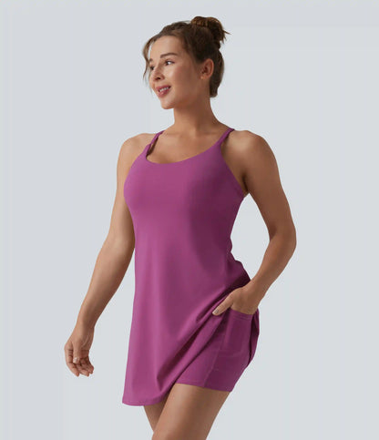 Softlyzero™ Plush Backless Active Dress-Easy Peezy Edition DD-F