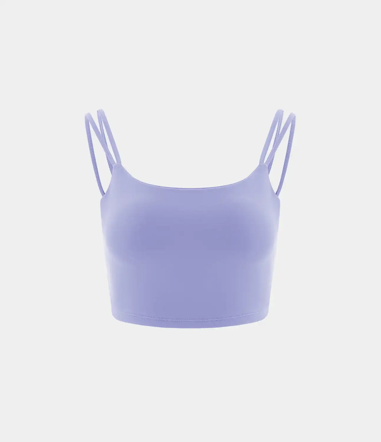 Double Straps Cropped Yoga Tank Top