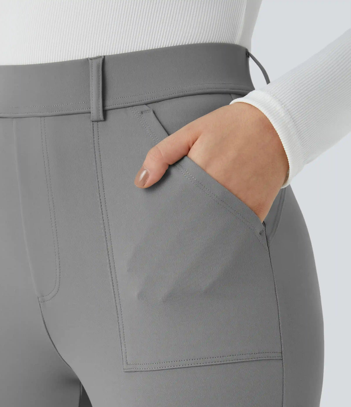 Halara Flex™ DayStretch High Waisted Pockets Skinny Cargo Work Pants