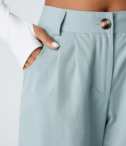 Mid Rise Casual Joggers with Pockets