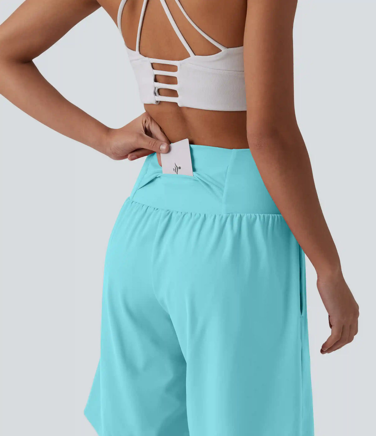 SoftlyZero™ Airy Super High Waisted 2-in-1 InstantCool Yoga Shorts 9" with Pockets