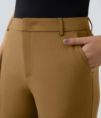 Halara Flex™ Mid Rise Pocket Straight Leg Work Pants