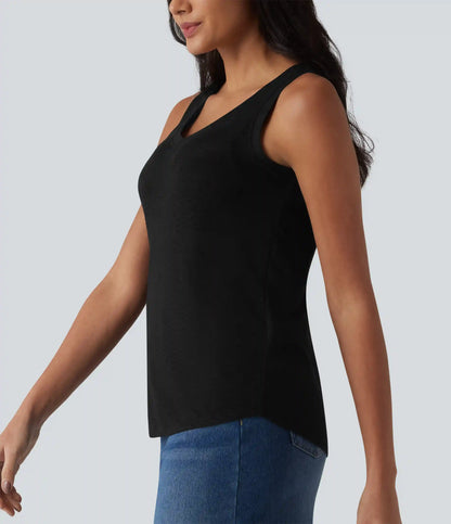V Neck Casual Tank Top