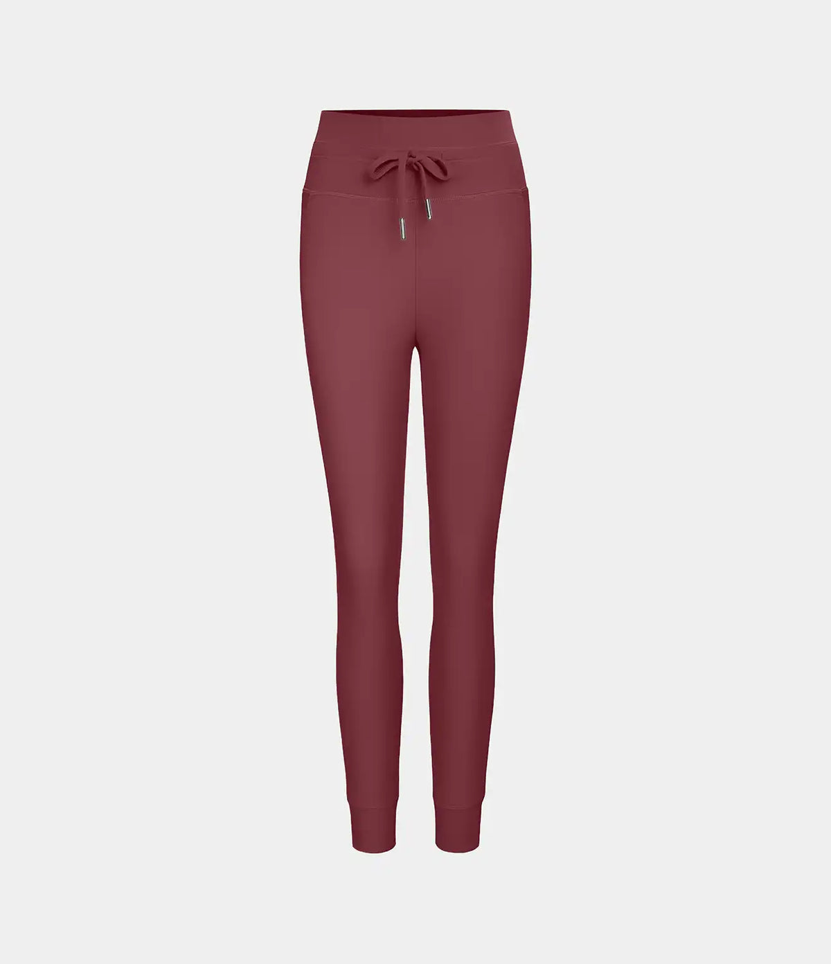 SoftlyZero™ Plush High Waisted Drawstring Pocket Plain Full Length Joggers