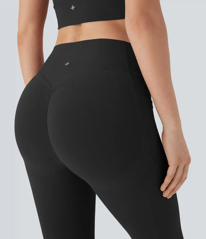 Halara UltraSculpt™ High Waisted Scrunch Butt Lifting Tummy Control Shaping Training Pedal Pusher Leggings with Pockets