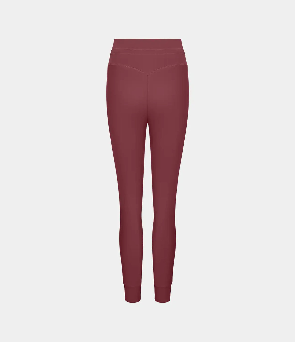 SoftlyZero™ Plush High Waisted Drawstring Pocket Plain Full Length Joggers