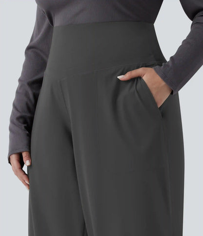 Halara UltraSculpt™ High Waisted Tummy Control Straight Leg Yoga Plus Size Pants with Pockets