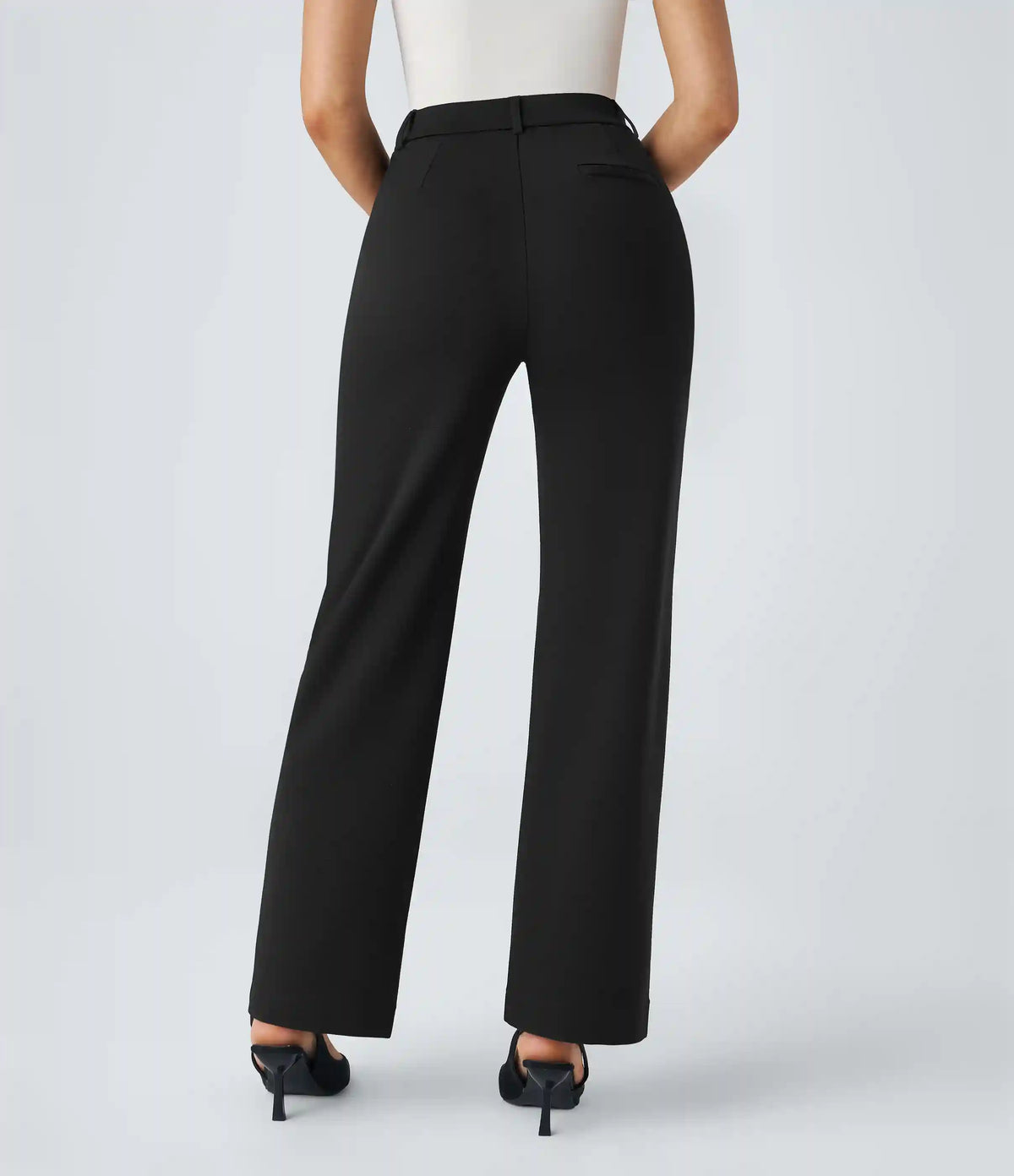 Halara Flex™ High Waisted Zipper Pocket Straight Leg Work Pants