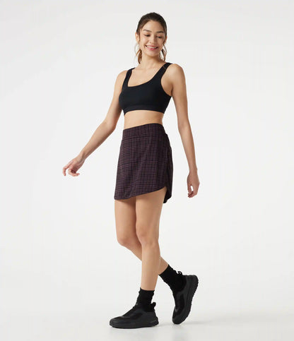 Halara UltraSculpt™ Check Plaid Print High Waisted 2-in-1 Mini Golf Skirt with Pocket