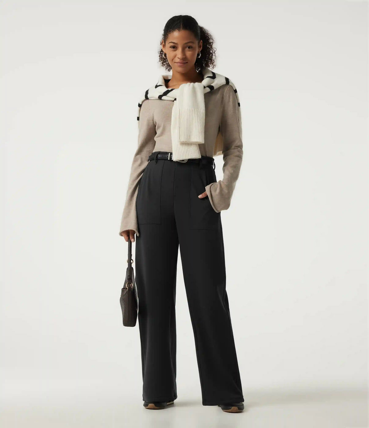 Halara UltraSculpt™ Extra Heat High Waisted Barrel Leg Casual Pants with Pockets