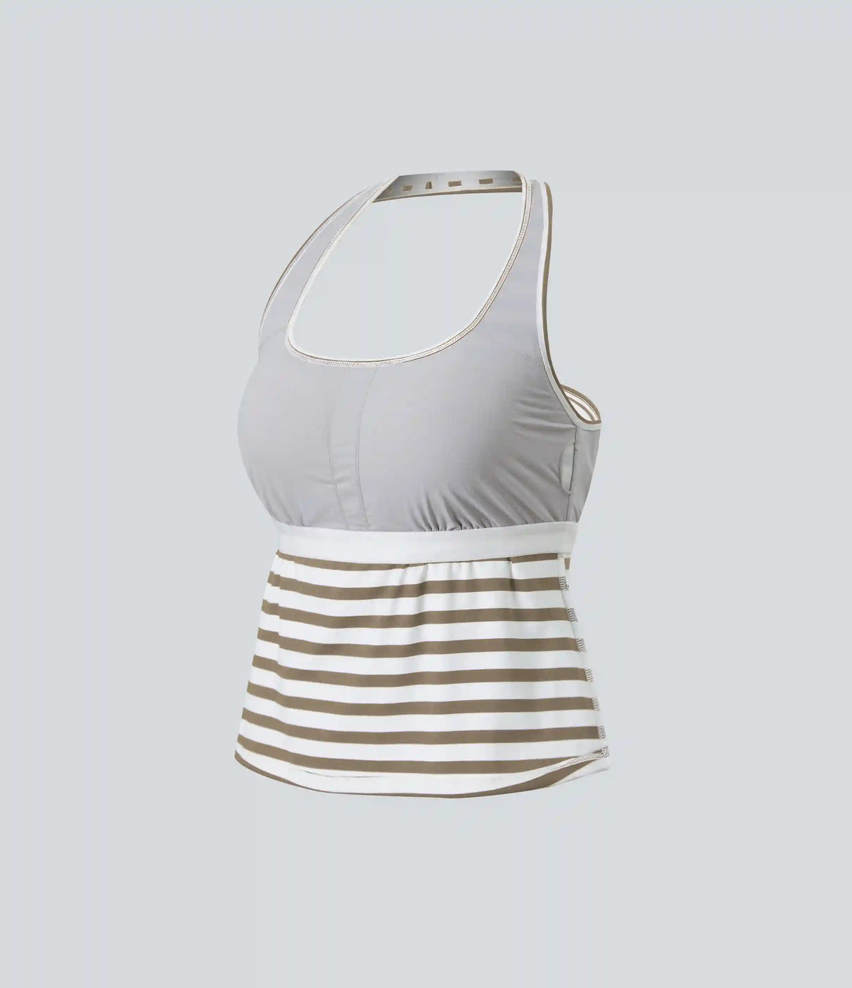 Halter Stripe Yoga Tank Top