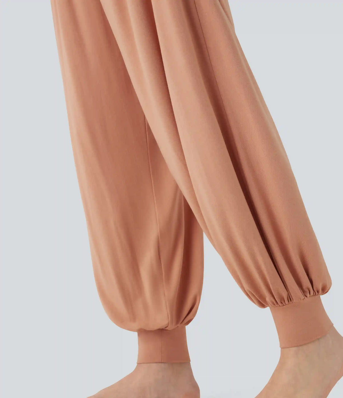 High Waisted Tummy Control Yoga Baggy Joggers with Pockets