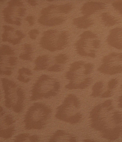 High Waisted Tummy Control Stretchy PU Leopard Print Fleece Casual Leggings with Pockets