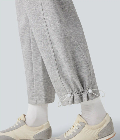 High Waisted Casual Pants with Pockets