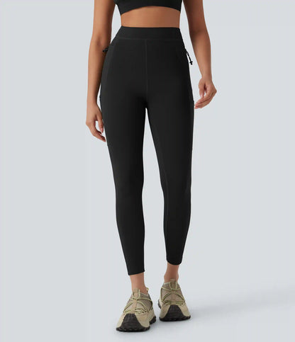 SpeedWave™ High Waisted Loop Quick Dry Hiking Leggings with Pockets