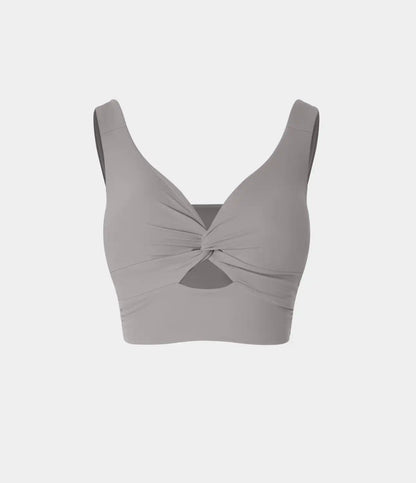 SoftlyZero™ Airy Low Support Cut Out InstantCool Low Support Yoga Sports Bra A-D Cups